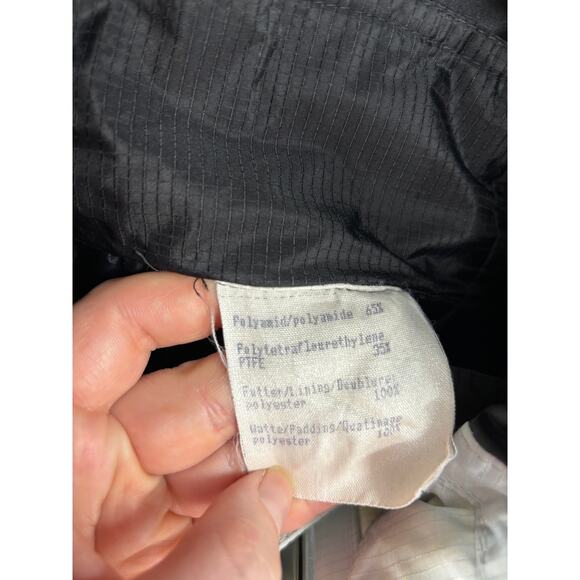 Schöffel Ski Snow Suit Womens 10 Gore-Tex Power Gray Black Belted Vintage - Picture 15 of 16